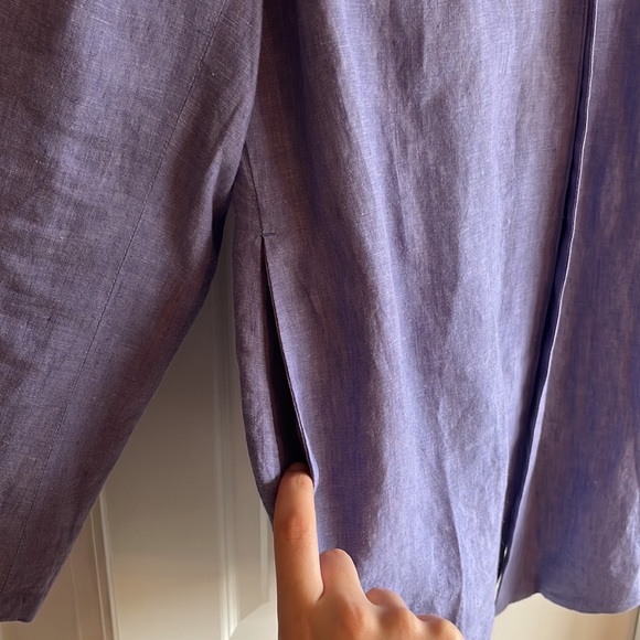 Coldwater Creek 100% Linen Open Jacket size 14 - Picture 2 of 4